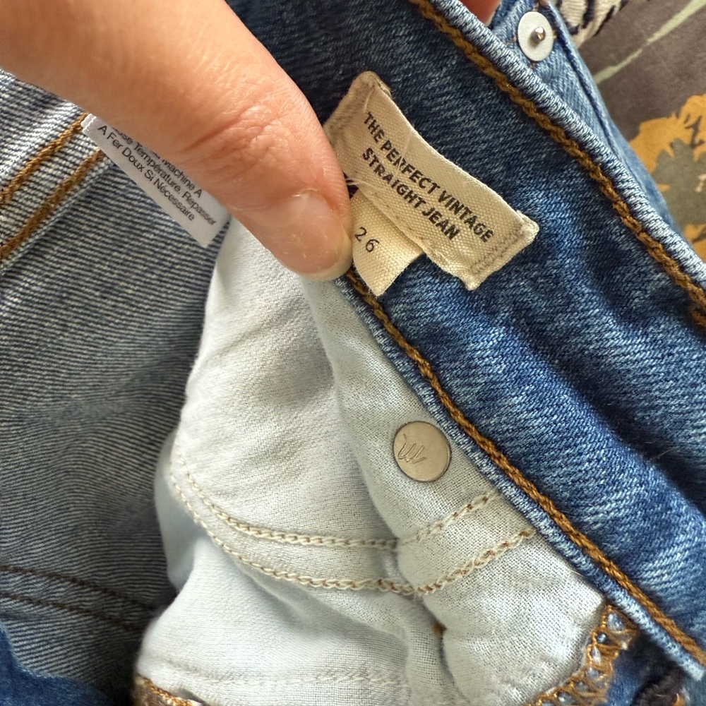 Madewell Women's High Rise Jeans - Blue - Picture 5 of 5